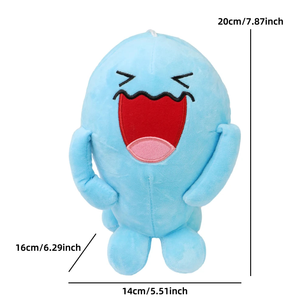 Psyduck Wobbuffet Scorbunny Meowth Mewtwo Mew Piplup Chikorita Pidgeotto Plush Toys Game for Collectible Gift,Soft Plushies