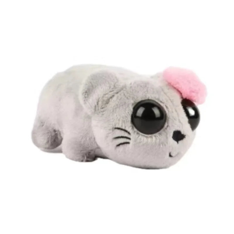 New Kawaii Sad Hamster Brinquedo de pelúcia musical infantil de pelúcia fofa, bonecas infantis, presente de Natal e aniversário