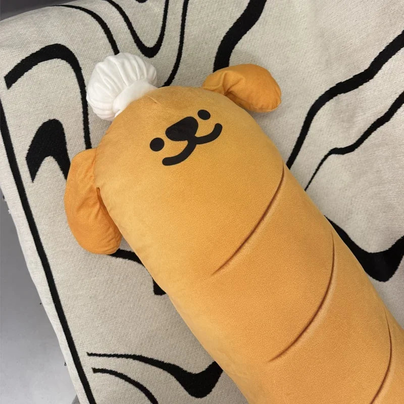 Cute Cartoon Bread Dog Plush Toys Kawaii Long Animal Pillow Stuffed Doll Bed Cushion Room Decor For Kid Birthday Xmas Gifts