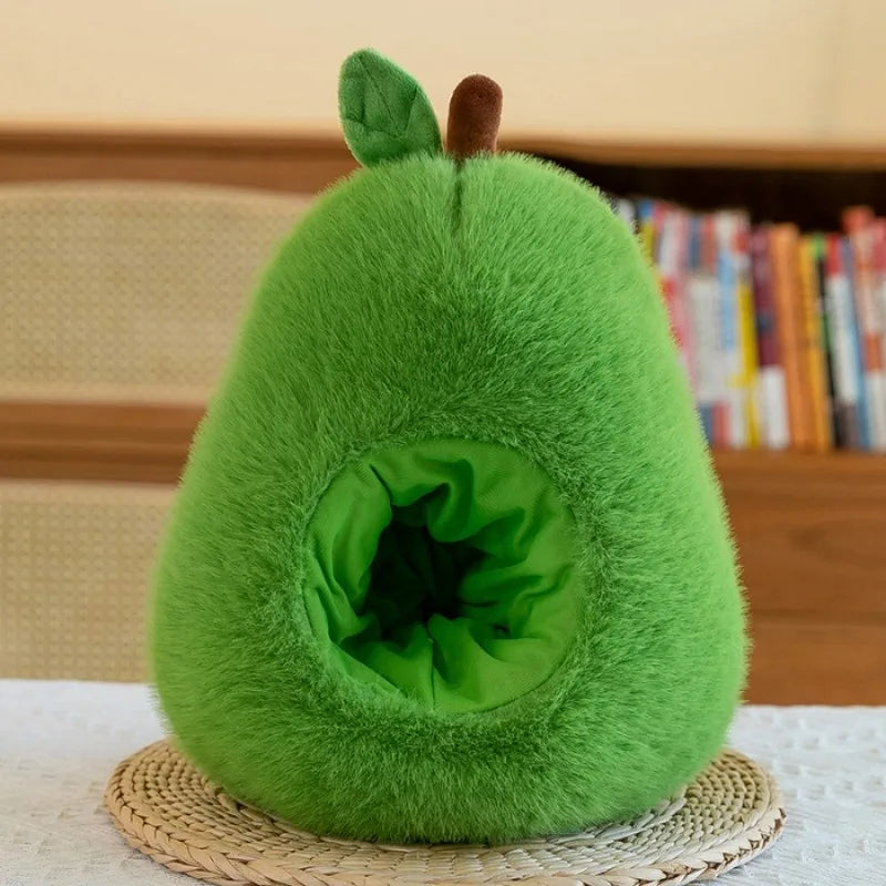 Avocado Plush Toy Capybara Doll Capibala Sleeping Pillow Large Plushie Holiday Gift Kawaii Creative Fruit Rag Doll Cushion