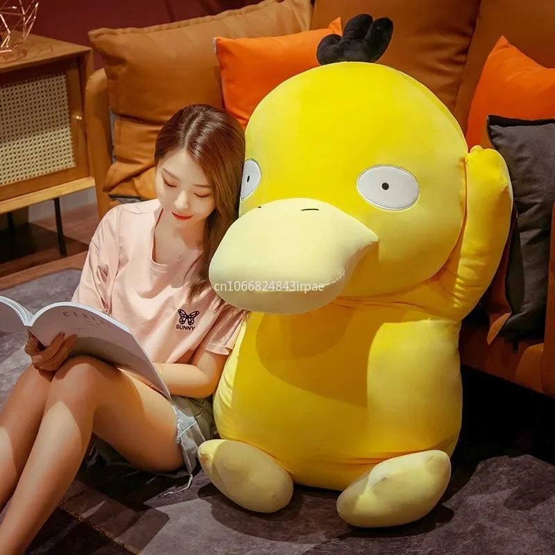 45cm Pokémon Doll Lying Down Psyduck Stuffed Animal Doll Peluche Large Pillow Kawaii Children's Birthday Gift  Pokemon Plush