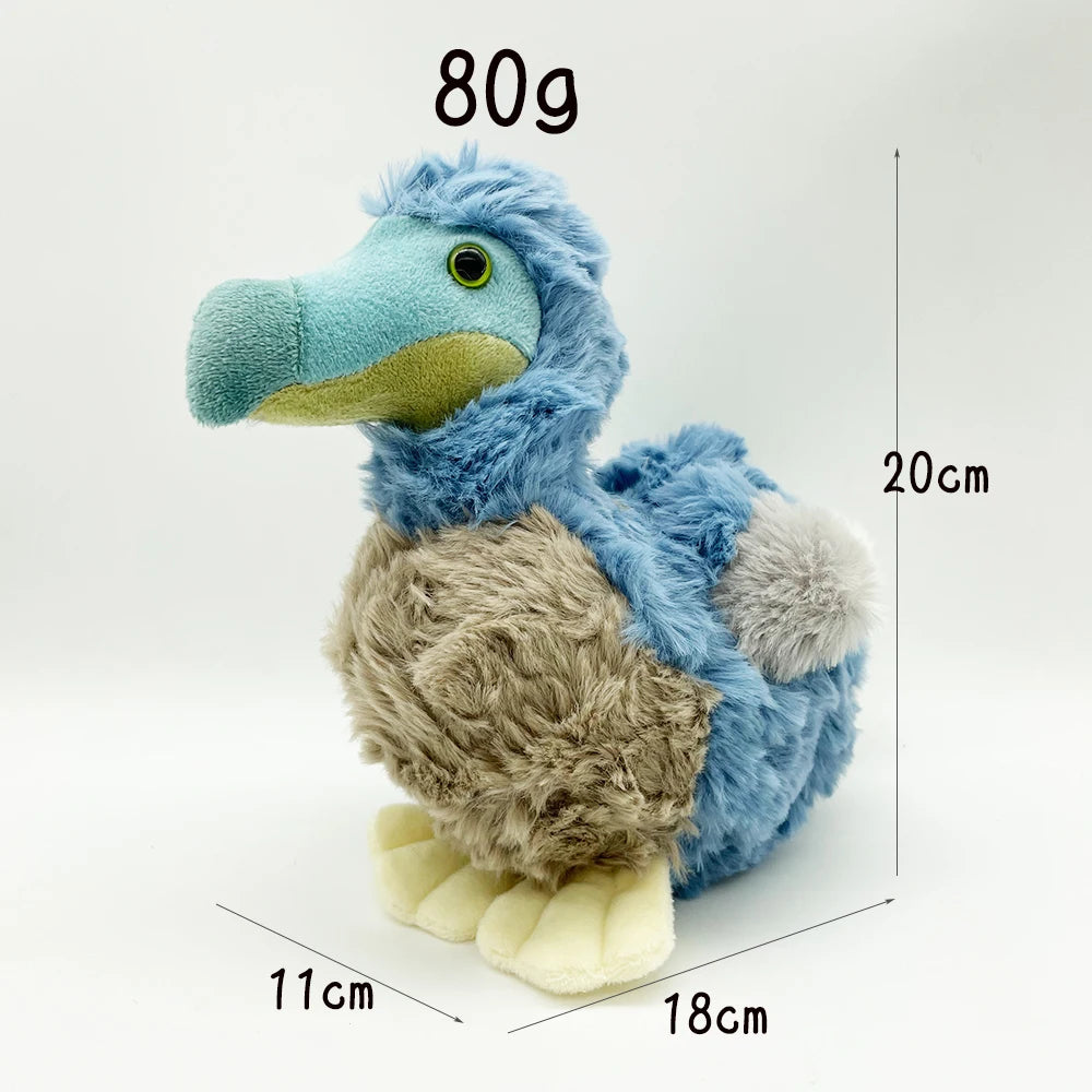 TreasuringU New Dodo Plush Toys Cute Animal Birds Stuffed Doll Dodo Keychain Bag Pendant Children's Doll Birthday Gifts