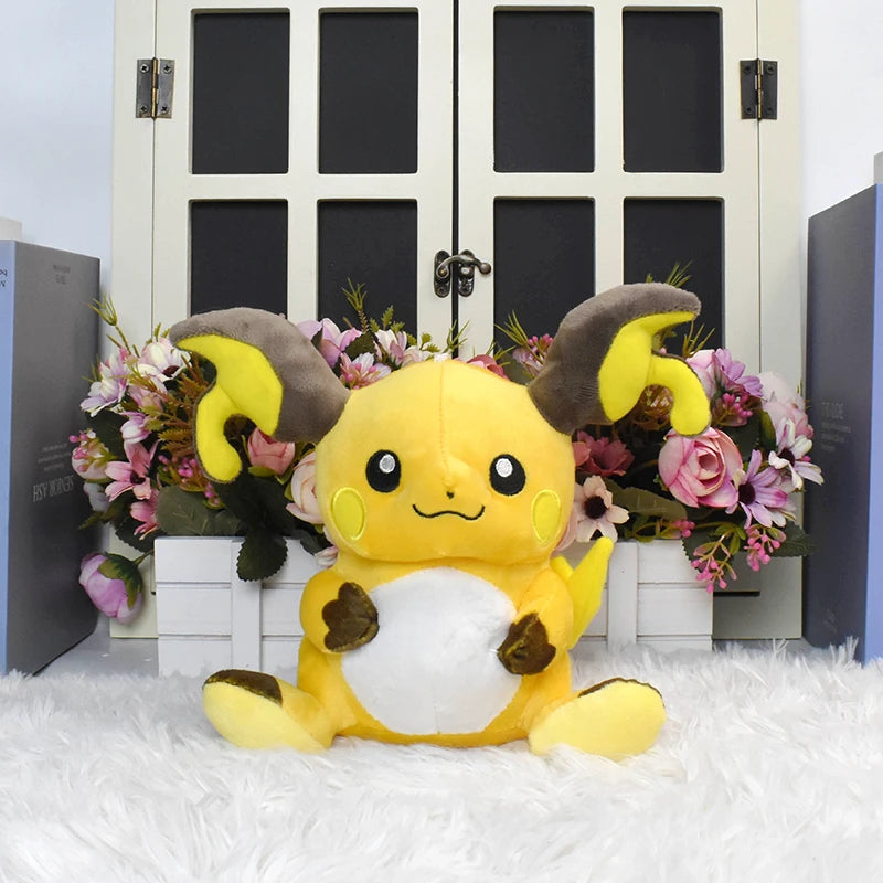 POKEMON Cubone Raichu Piplup Smoliv Phanpy Plush Toy Anime Wobbuffet Gengar Rowlet Meowth Mewtwo Peluche Doll Birthday Gift Kids