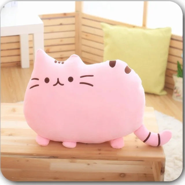 Kawaii Biscuit Cat Plush Pillow Kitten Cushion Soft Colorful Stuffed Toy Home Decoration Plush Doll Houseware Christmas Gifts