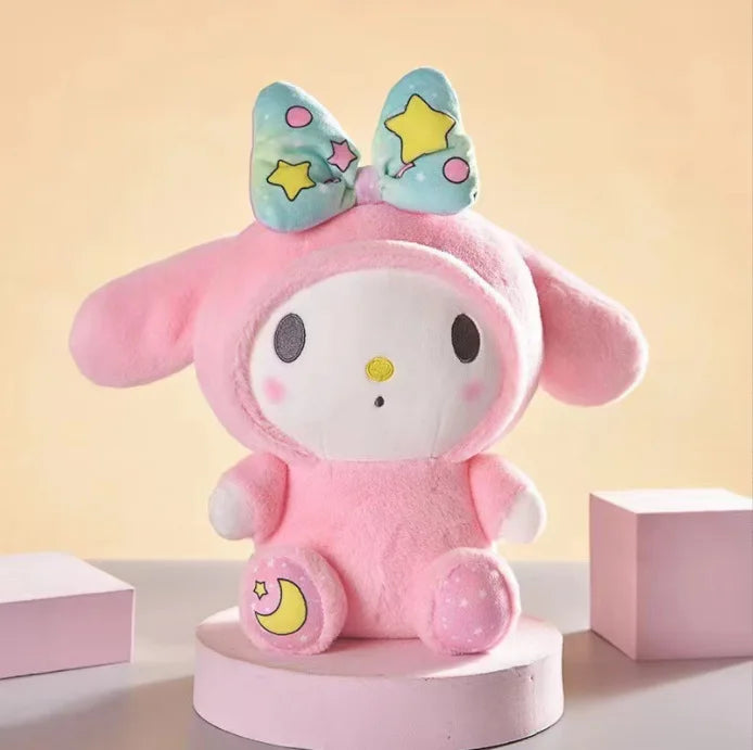 Plush Toy Sanlio Kuromi Meileti Cinnamoroll Ornament Toy Pp Cotton Cute And Interesting Girl Birthday Gift Wholesale Peripherals