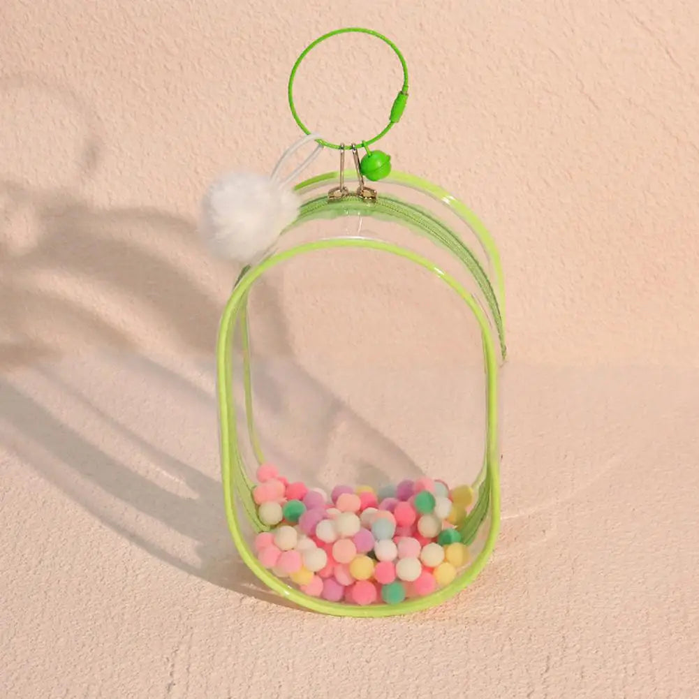 18cm PVC Storage Keychain Bag Organizer Box Doll Bag for Popmart for labubu doll(no doll) #467187