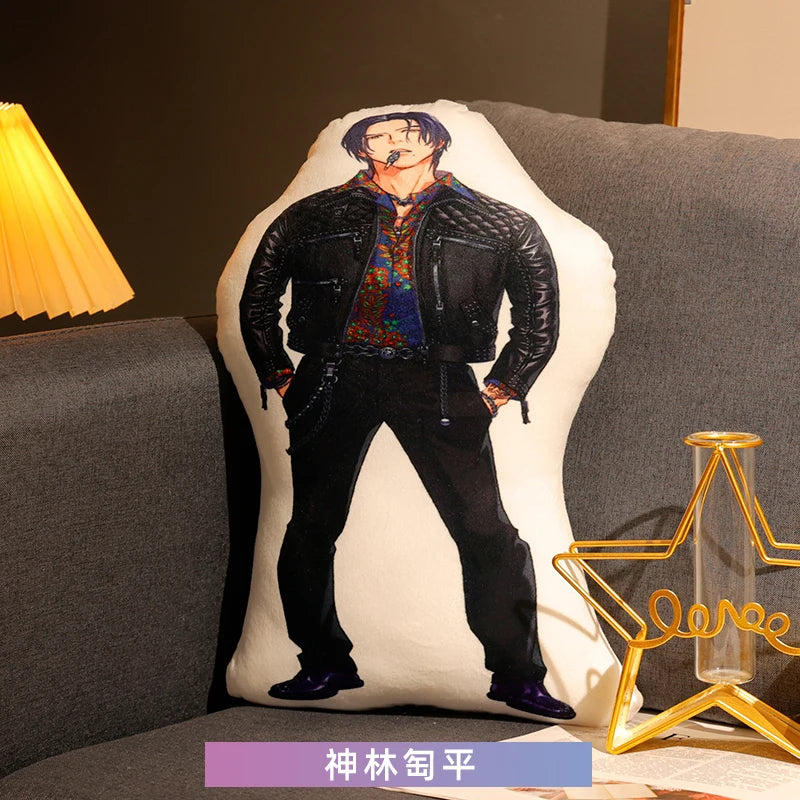 Paradox Live Pillow Double Sided Printing Back Cushion HIP HOP Cartoon Plush Toy SuisekiIori Hokusai Reo CHISEI HARUOMI Plushies