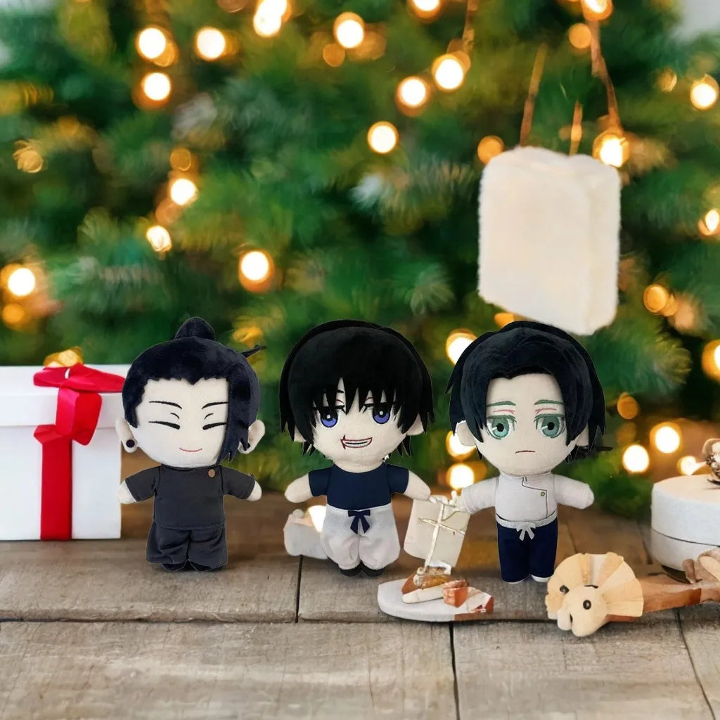 New hot 26cm 1/3PCS Gojo Saturo Geto Suguru Jujutsu Kaisen Cosplay Plush Cute Soft Collection Props Christmas holiday gifts