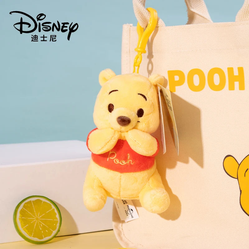 Disney Winnie the Pooh piglet Plush Toy Anime Cartoon & Cute Doll keyring Children's Toy Backpack Pendant Birthday Present