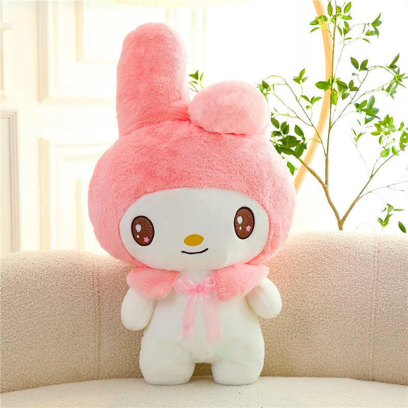 25/55cm Sanrio Kuromi My Melody Cute Series Kawaii Plush Animal Doll Cartoon Cute Plush Pillow Toy Birthday Gift Pillow