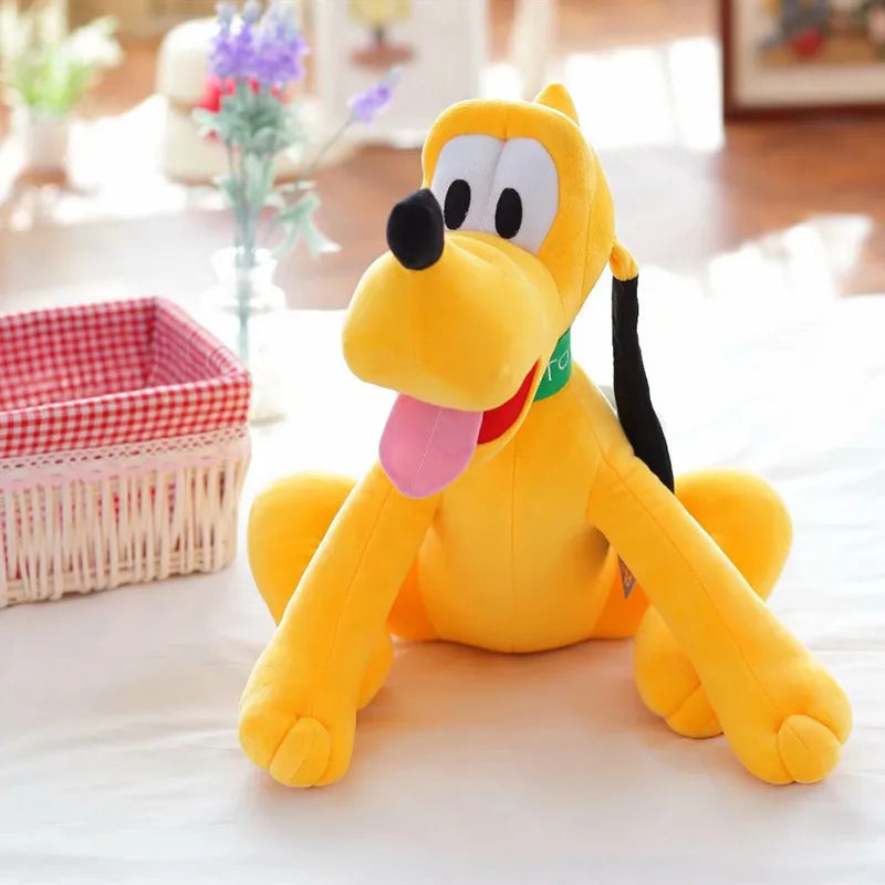 Disney Cartoon Plush Toys 30/40cm Miaomiao House Minnie Mickey Pluto Creative Plush Doll Goofy Wedding Gift New Year Mascot