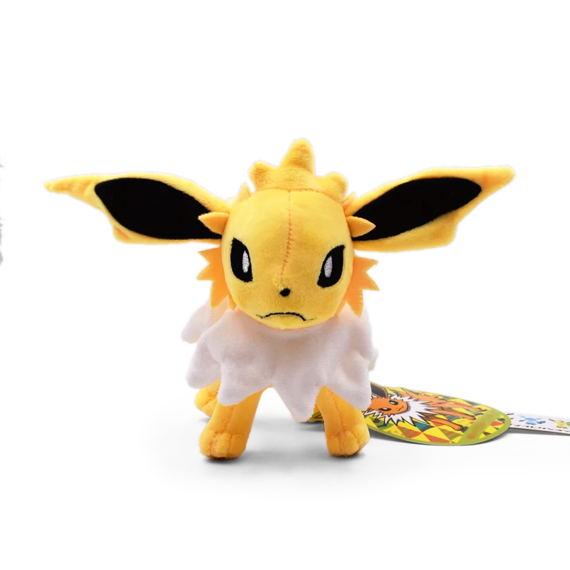 Jolteon Peluche Pokemon Plush Toys Cartoon Cute Dolls Kawaii Stuffed Dolls Birthday Christmas Gift For Kids Friends Collection