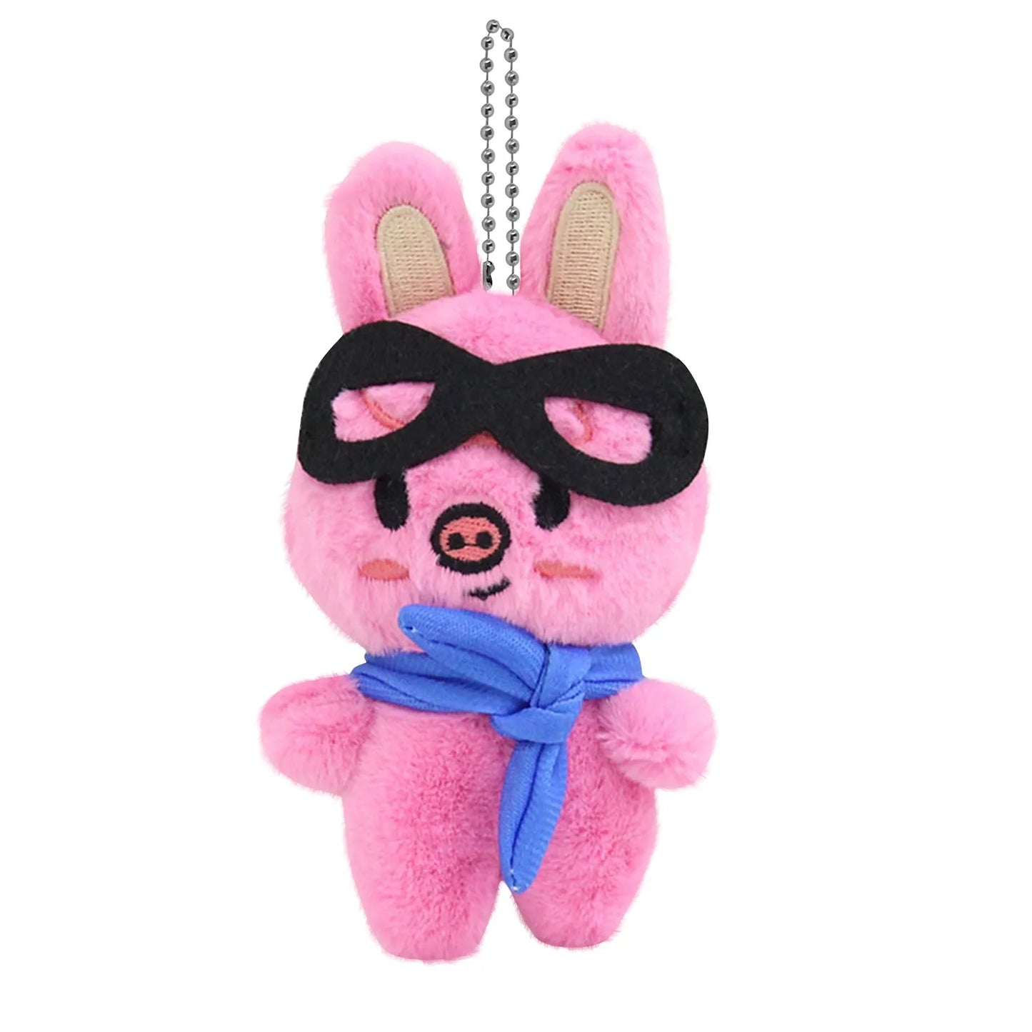 Cute Various Shape Dog Plush Keychain Small Pendant Kids Toys Backpack Hangings Stuffed Animals Key Ring Christmas Birthday Gift