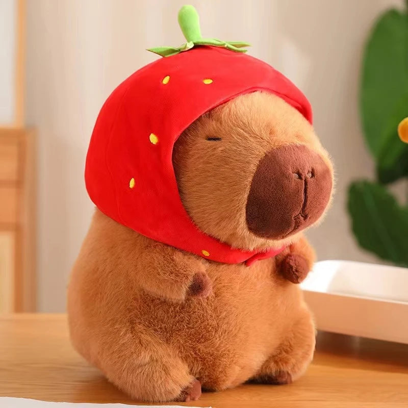 25-55CM Kapibala Capybara Plush Toy Internet Celebrity Capybara Jun Doll Ugly Cute Doll Guinea Pig Doll Boys Girls Anime Kawaii