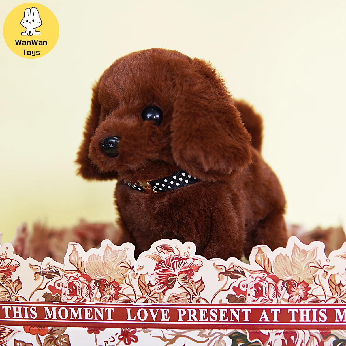 Electric plush toy pet puppy children men and women birthday holiday gifts cute teddy dog hot sale