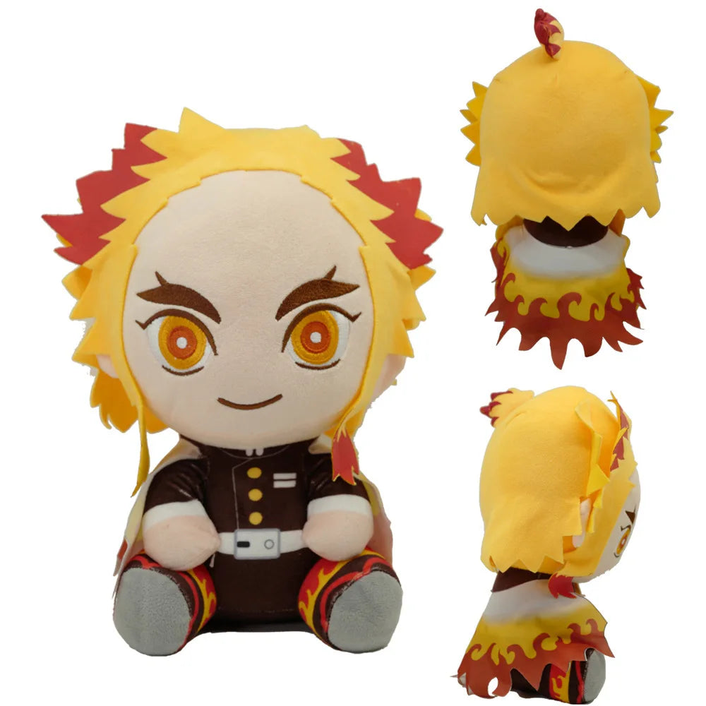 New 20cm Japan Anime Demon Slayer Tomioka Giyu Kamado Tanjirou Kamado Nezuko Agatsuma Zenitsu Plush Toys Doll Peluche Women Gift