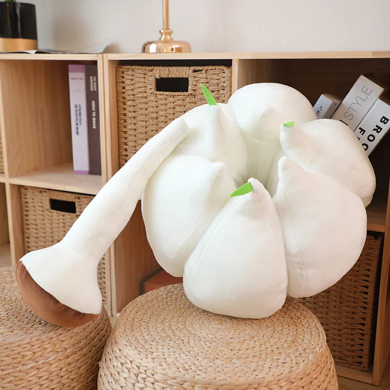 Simulation Big Eyes Garlic Chili Eggplant Plush Vegetables Toy  Soft Stuffed Plushie Doll Pillow Baby Kids Gift Decoration