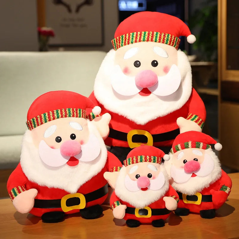 New Deer Santa Claus Plush Toy Stuffed Animal Soft Cute Elk Snowman Pillow Doll Toys for Children Girls Kids Christmas Gift