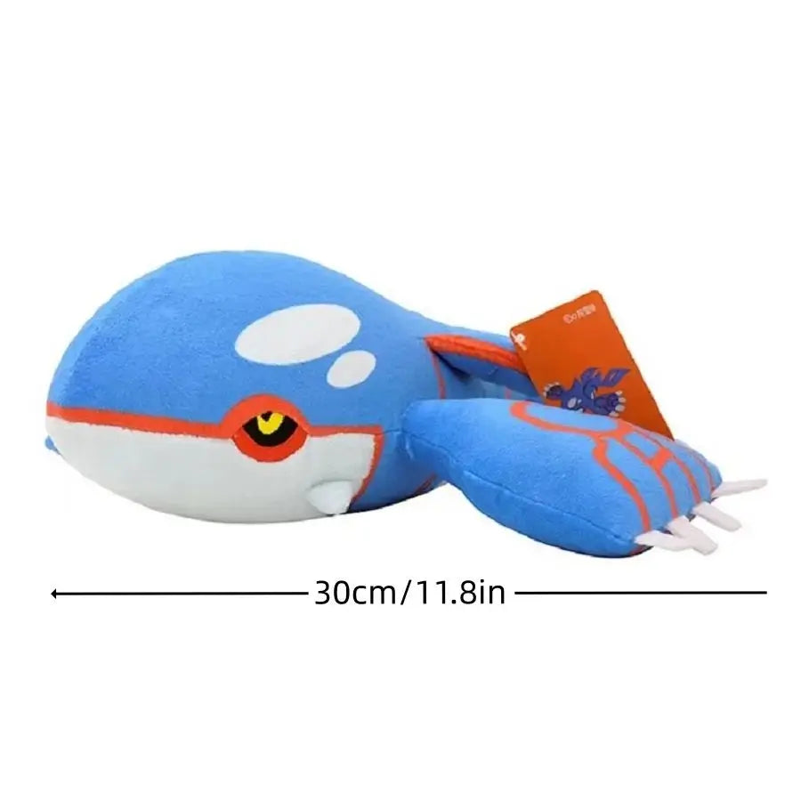 30cm Original Legendary Pokemon Plush Kyogre Soft Anime Dolls Throw Pillow Stuffed Animal Birthday Gift for Kids