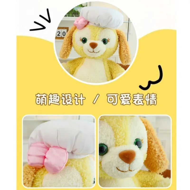 Disney 45cm Cookie Ann Plush Toy Stuffed Cartoon Anime Fluffy Dog Plushies Appease Sleeping Throw Pillow Doll For Girl Xmas Gift