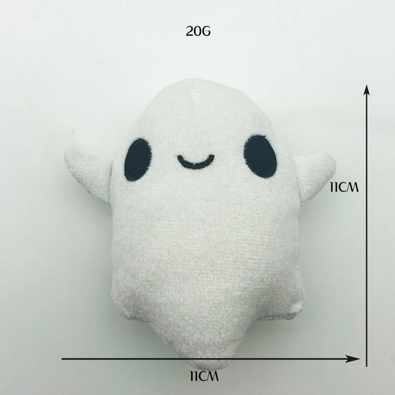 TreasuringU Halloween Kawaii Bat Plush Toys with Slippers Cute Plushie Dolls Cartoon Funny Ghost Toys Kids Birthday Gift