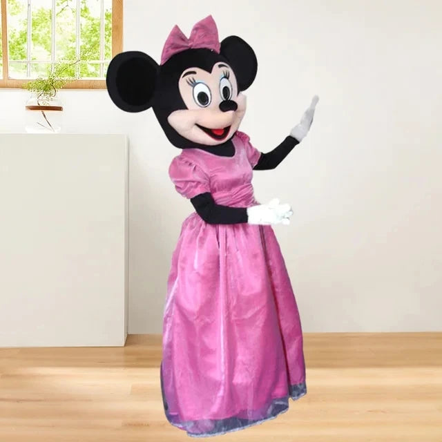 Hot Disney Mickey Minnie Mouse Cartoon Character Costume Stitch Mascot Costume Christmas Party Props Advertising Fancy Dress