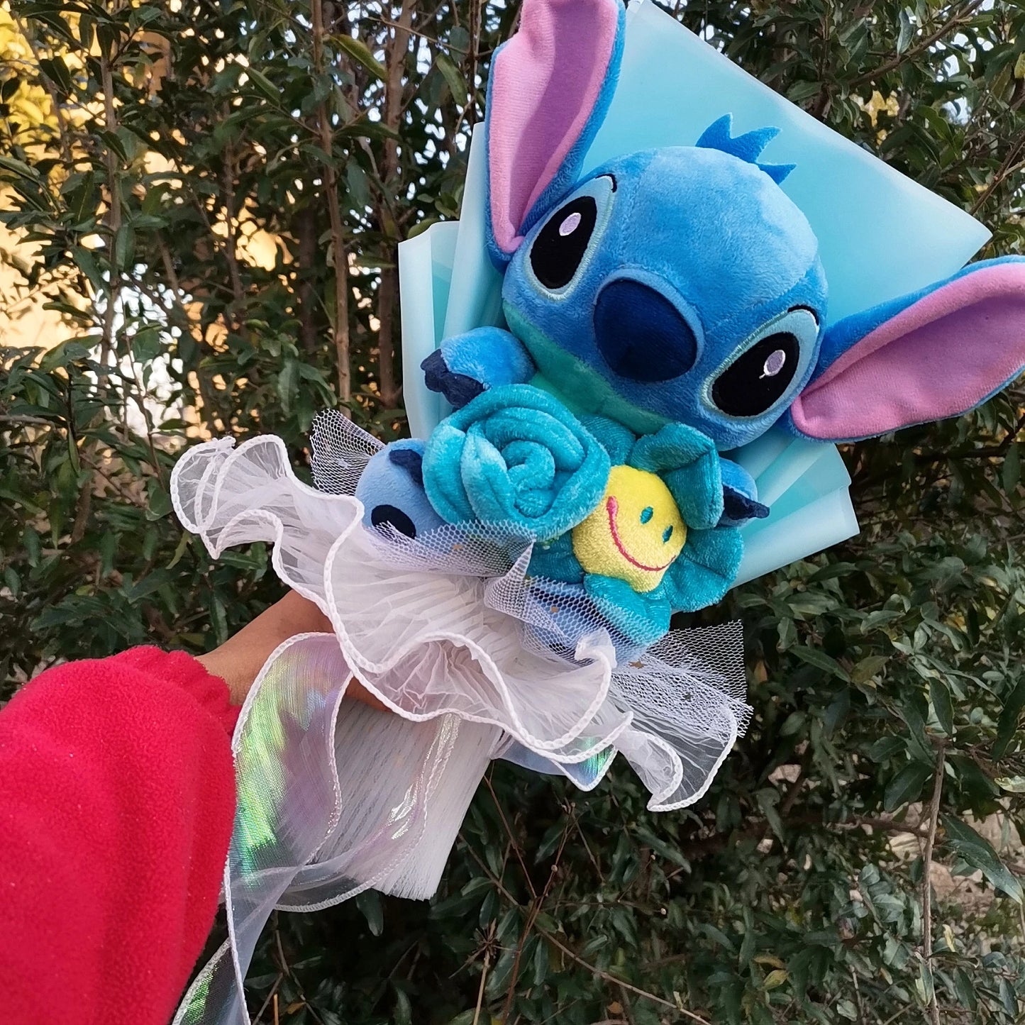 Anime Lilo and Stitch Bouquet Cartoon Stuffed Plush Doll Toy Animals Valentine's Day Christmas Birthday Wedding Party Gifts