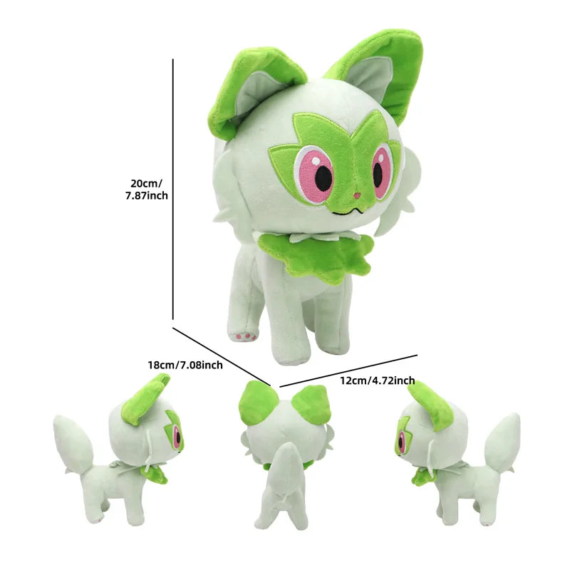 Pokemon Scream Tail Plush Toys Oshawott Pikachu Scorbunny Darumaka Sthffed Typhlosion Pansage Palafin Peluche Dolls Gifts Kids