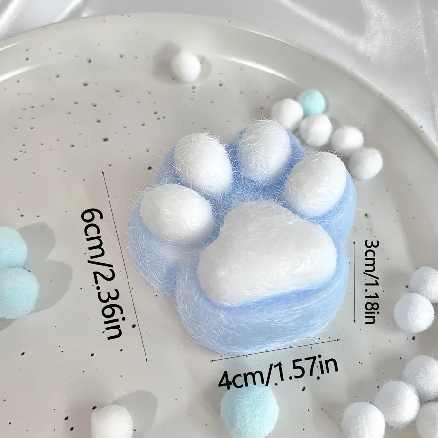 1 Cat Claw Squeezing Toy Creative Plush Cat Claw Squeezing Fun and Stress Reducing Small Toy Casual Holiday Small Toy Cute Gift