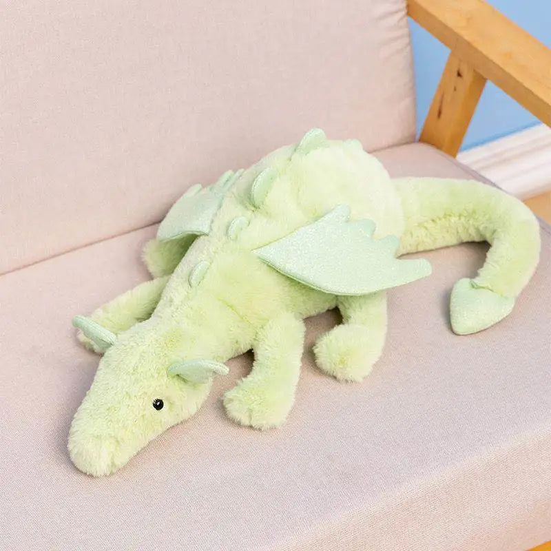 Big Size Dinosaur Plush Toy Soft Stuffed Cartoon Animal Snow Dragon Doll Baby Sleeping Pillow Kids Birthday Gift High Quality