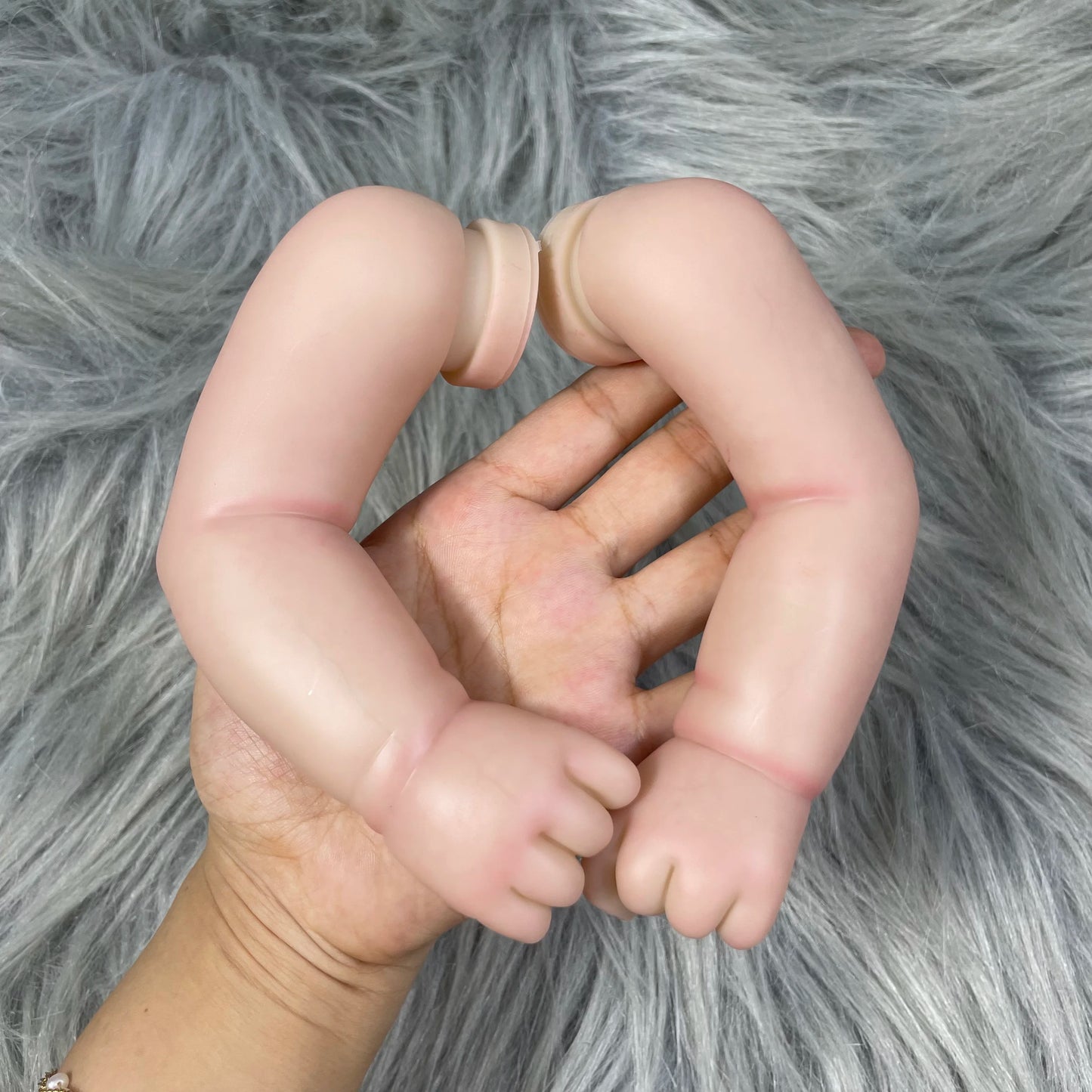 MRB 19 inch Already Finished Painted Reborn Doll Parts Juliette Cute Baby 3D Painting with Visible Veins Cloth Body Included