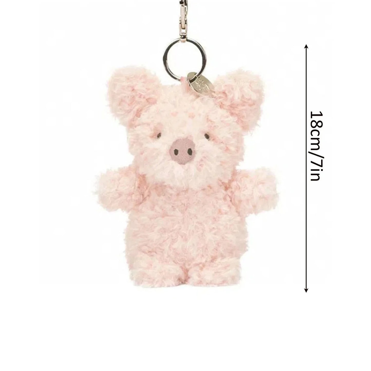 Jelly Cat Keychain Kawaii Plush Toys Cartoon Dolls Children's Gifts Novelty Funny Keychain For Hanging On Mobile Phones Or Bags