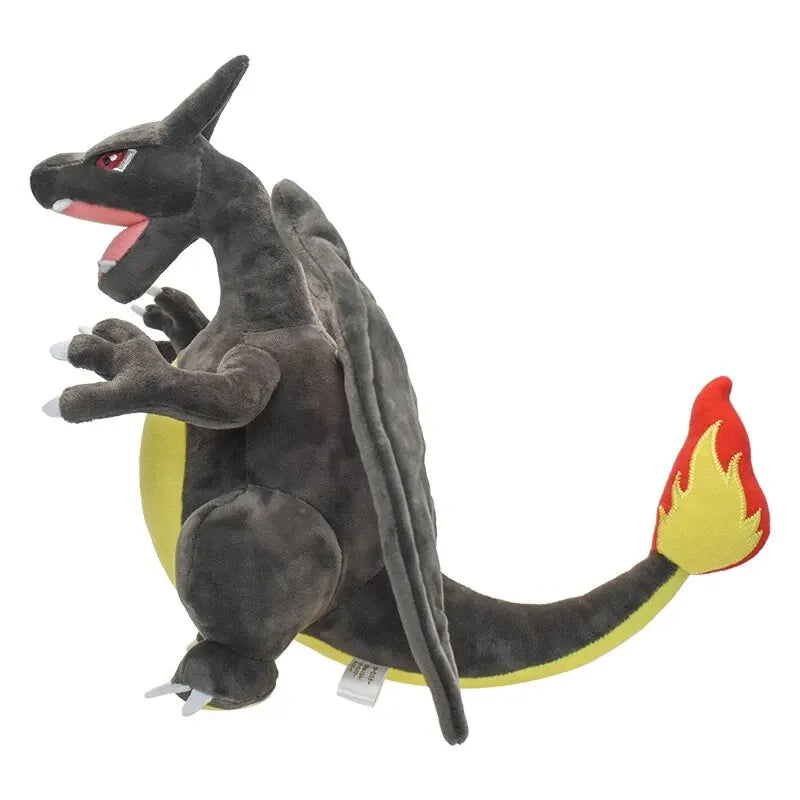 Shiny Charizard Plush Toy 9" Stuffed Doll, Collectible Cartoons for Boys Girls Gift,Gray