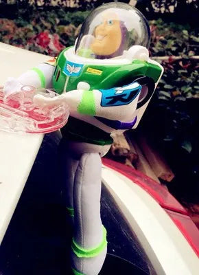 Hot Toy Story Sherif Woody Buzz Lightyear Car Dolls Plush Toys Outside Hang Toy Cute Auto Accessories Car Decoration 25/35/45CM