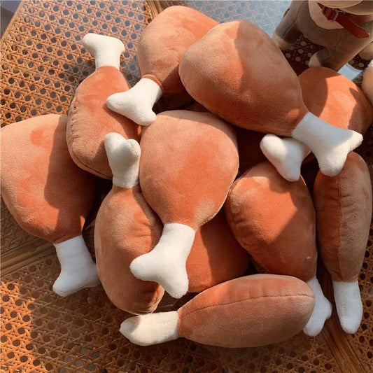 1pc 20-60cm Kawaii Plush Toy Chicken Leg&Onion&Bone Throw Cushion Doll Baby Kids Accompany Sleeping Doll Surprised Present