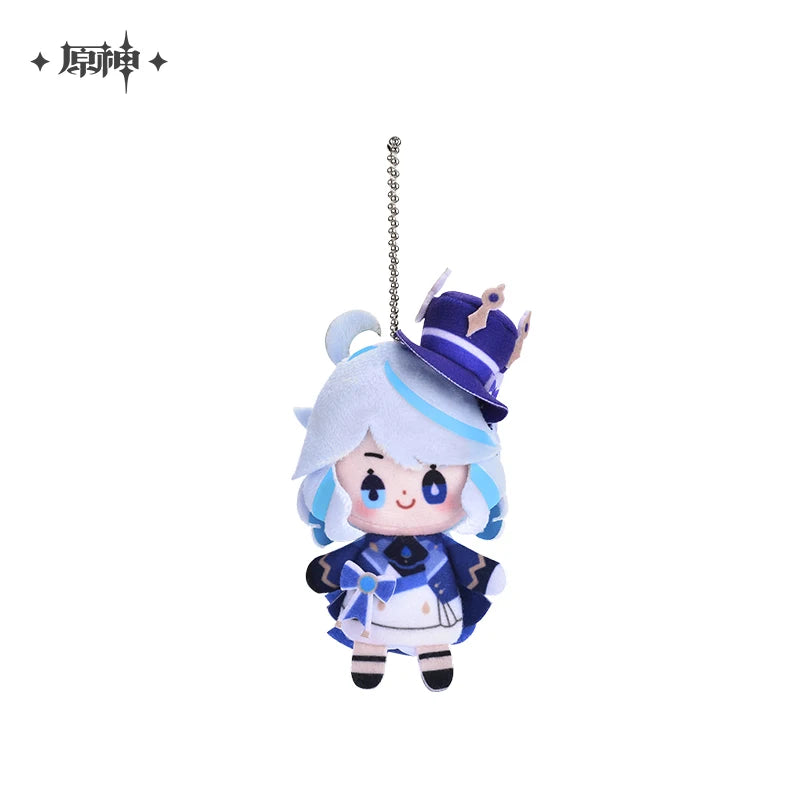 7cm Genshin Impact Anime Game 2023 Carnival Theme Finger Doll Plush Cartoon Pendant Zhongli Furina Nahida Toys Halloween Gift