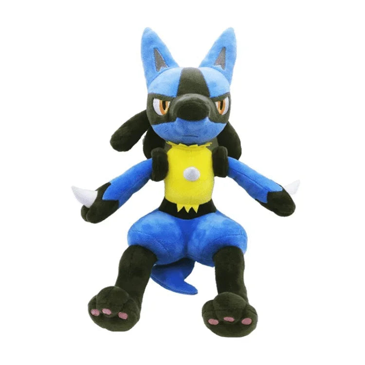 190cm Super Big Size Customized New Pokemon Plushies Standing Pose Lucario Anime Plush Toy Animal Rag Doll Home Decor Gift