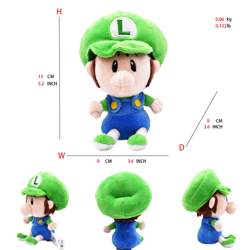 41 Styles Mario Stuffed Plush Toys Princess Peach Toadette Bowser JR Luigi Yoshi Waluigi Wario Anime Cartoon Peluche Dolls