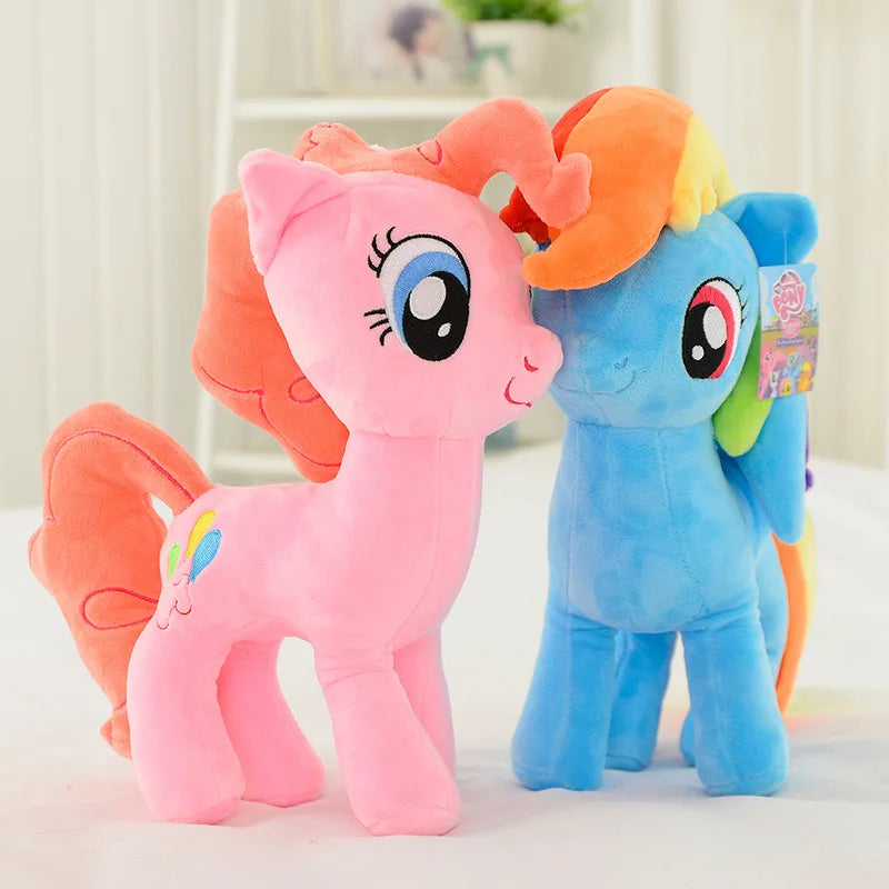 20Cm My Little Pony Plush Toys Anime Twilight Sparkle Fluttershy Pinkie Pie My Little Pony Soft Stuffed Doll Kids Birthday Gifts