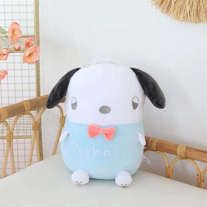 Cute Cinnamoroll Pochacco Plush Toy Lovely Anime Kuromi Plushies Japanese Style Doll Soft Hug Pillow Xmas Gifts for Girl