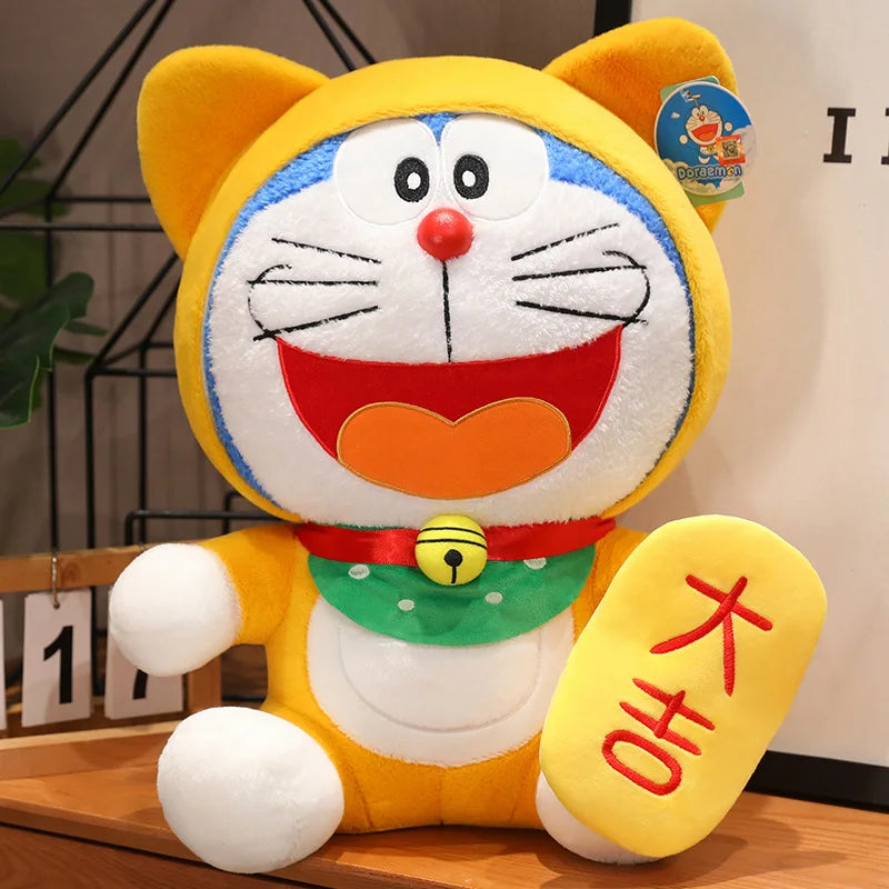 Big Size Doraemon Classic Style Lucky Confession Plush Toys Doraemon Homdecor Stuffed Dolls Cartoon Animals Plush Toys Kid Gift