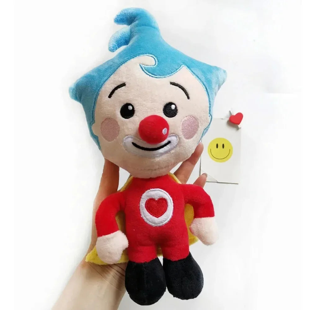 10pcs  25cm Plim clown plush doll kawaii cartoon anime soft plush toy children birthday gift