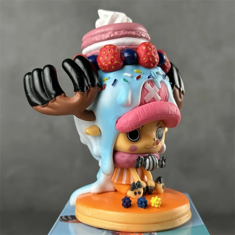 14cm Anime Figure One Piece Tony Chopper Candy and Crown Version Action Figure 15th Anniversary Collection Model Boys Toys