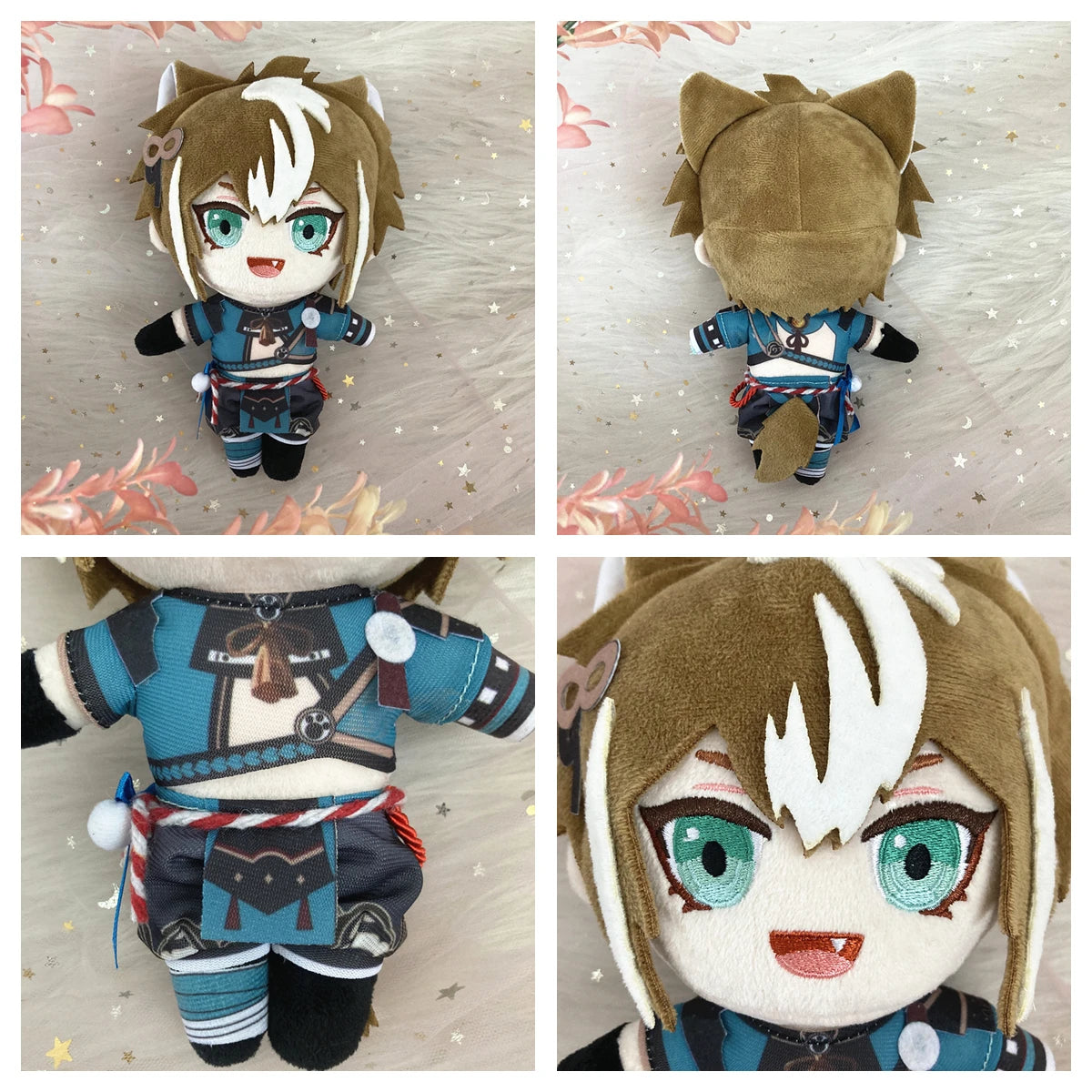 Fast Delivery 20cm Genshin Impact Ayato Sayu Doll Stuffed Anime Plush Toy Kazuha Yae Miko Scaramouche Cosplay Props Plushies