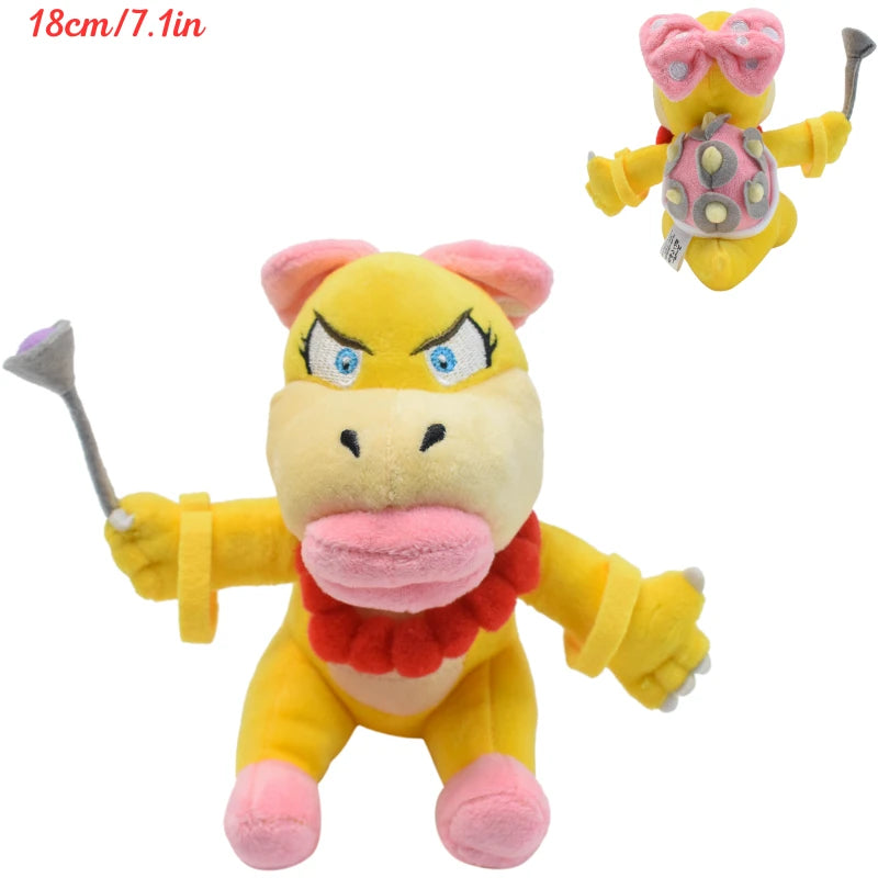 33 Styles Mario Bowser Soft Plush Toys Anime Lemmy Larry Iggy Wendy Ludwig Roy Morton Stuffed Peluche Dolls Birthdays Gift Kids