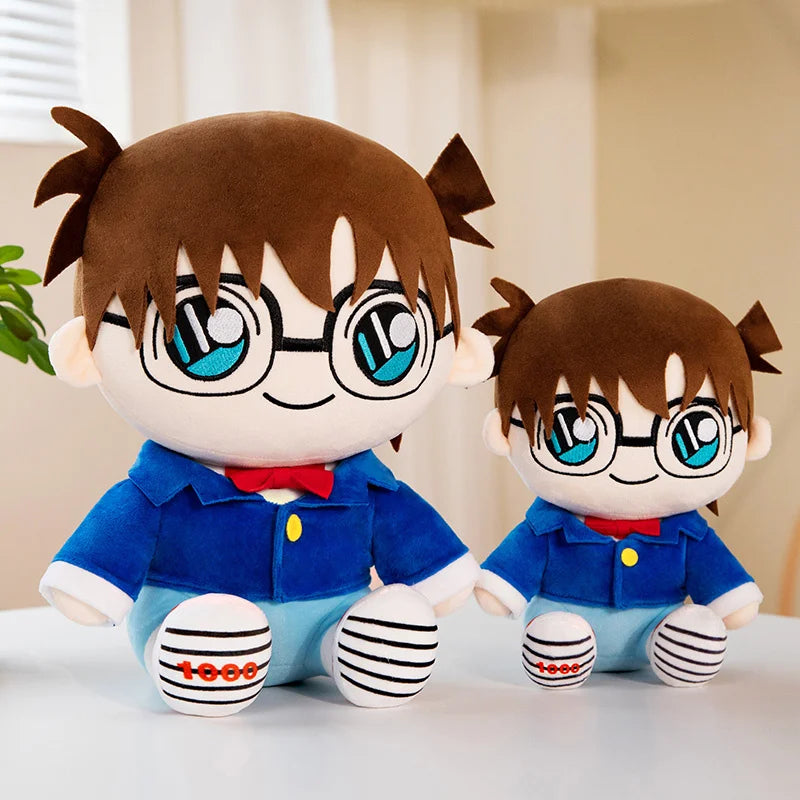 Cartoon Anime Detective Conan Plush Stuffed Toy Doll Cosplay Decoration Ornament Cute Baby Child Girlfriend Birthday Gift