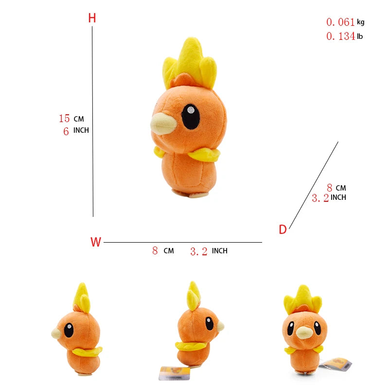 Pokemon Peluche Mudkip Torchic Treecko Mega Swampert Plush Toys Stuffed Dolls First partner Kawaii Christmas Gift For Children