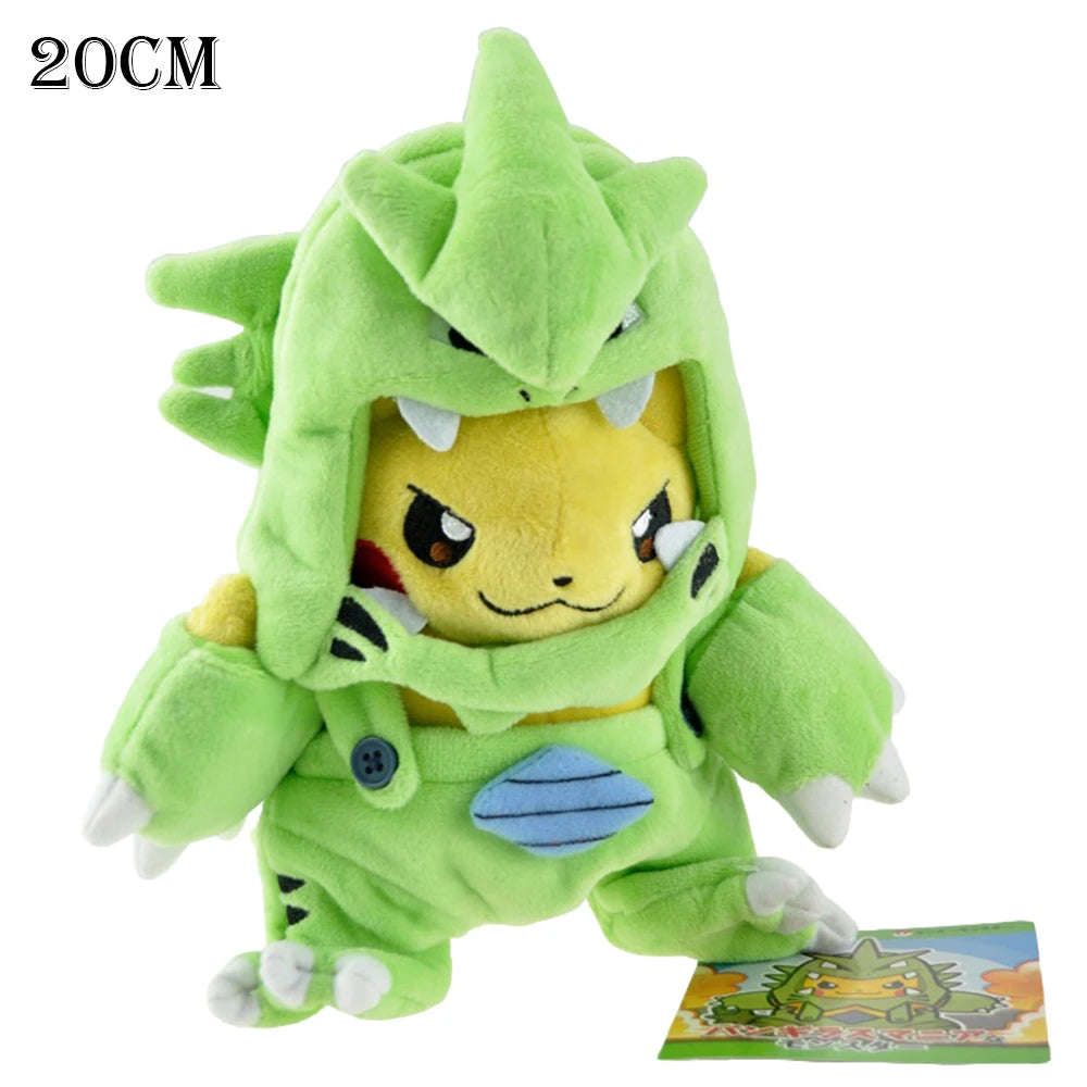 Pokemon Pikachu Plush Toy Servine Sprigatito Meowscarada Turtwig Torterra Chikorita  Flygon Rayquaza Stuffed Doll Toy Hobby Gift