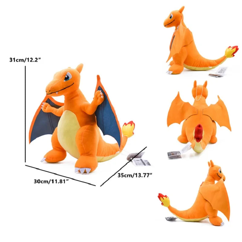 Pokemon Charizard X Y Soft Plush Toys Anime Rayquaza Fuse Gigantamax Charizard Cool Stuffed Animals Peluche Dolls Birthdays Gift