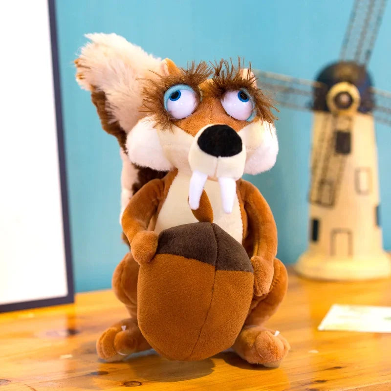 Ice Age Doll Plush Toys Animation Mammoth Squirrel Sloth Saber-Toothed Tiger Cartoon Dolls Gripper Dolls Disney Anime Toys Gift